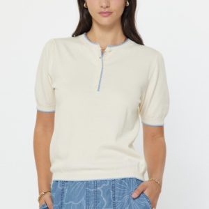 Camisa Love Ivory - Azul