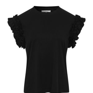 Camisa Rufle Negra