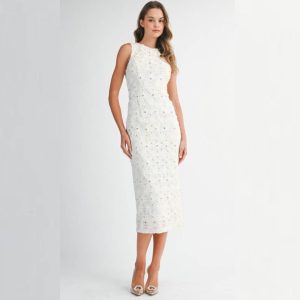 Vestido Blanco Cristal