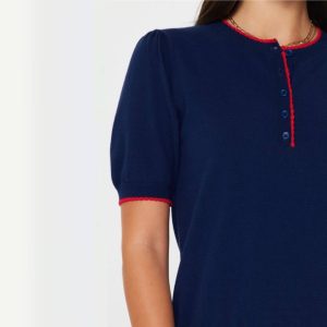 Camisa Love Azul Rojo