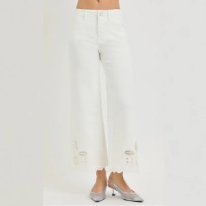 Pantalón Demin Flower