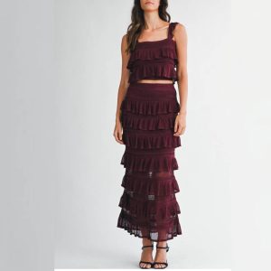 Vestido Set Vino