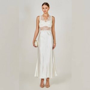 Vestido Encaje Perla