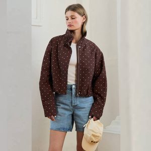 Chaqueta Polka Brown
